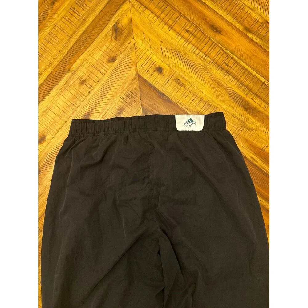 Vintage 90s Adidas Equipment EQT Soccer Track Pants Black Baggy Y2K